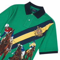 Down the Field Polo | Green Multi - Capsule NYC