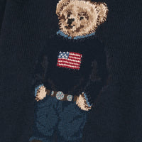 Flag Bear Sweater | Navy - Capsule NYC