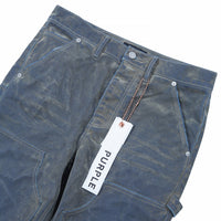 Flocked Carptenter Denim | Green - Capsule NYC