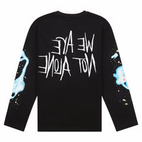 Galaxy Print Oversized L/S Tee - Capsule NYC