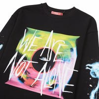 Galaxy Print Oversized L/S Tee - Capsule NYC