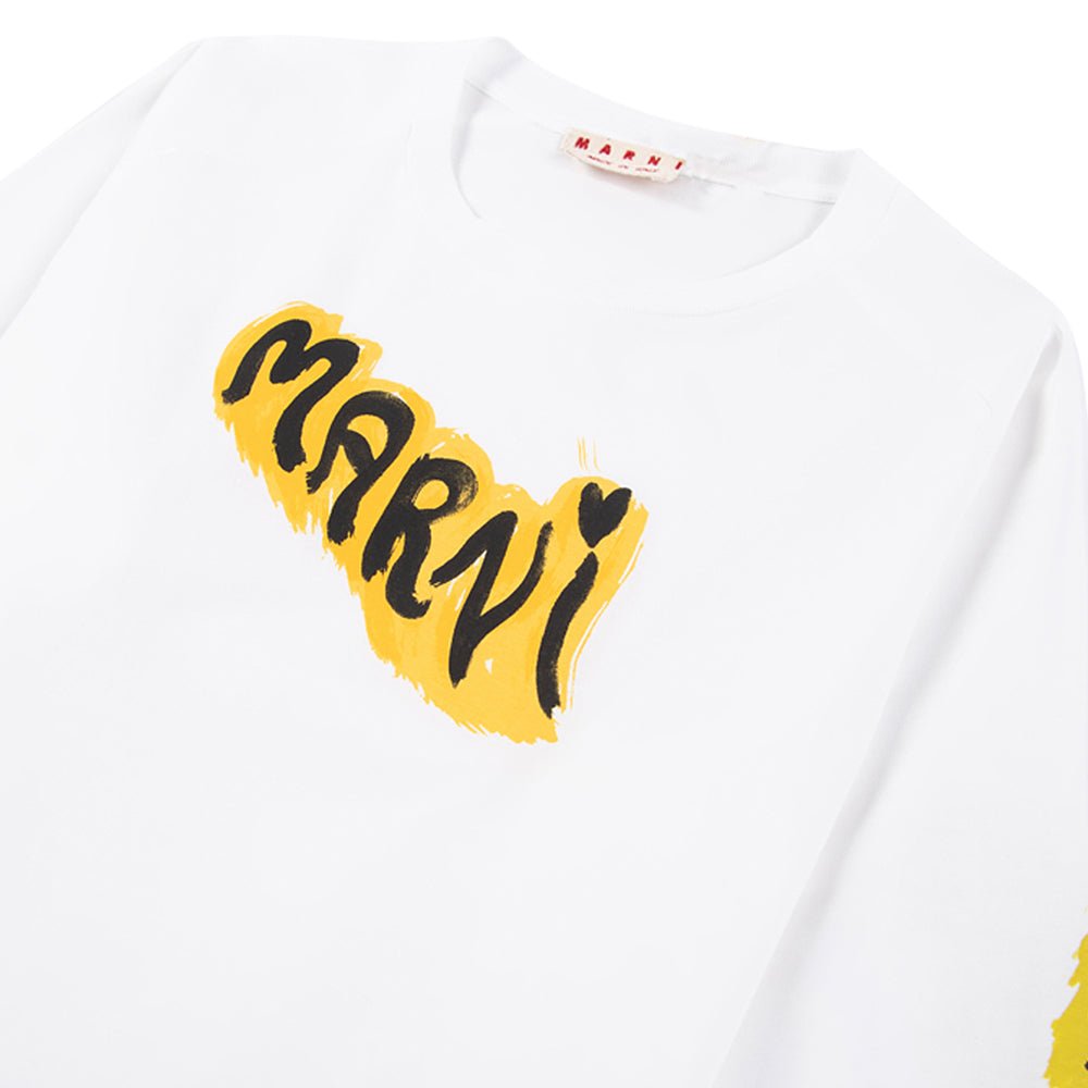 最旬トレンドパンツ Graffiti Logo L/S Tee | White – Capsule NYC ミュージシャン