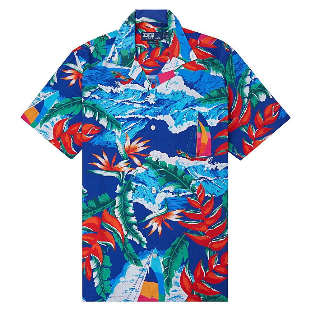 Hoffman Print Shirt | Sea Breeze – Capsule NYC