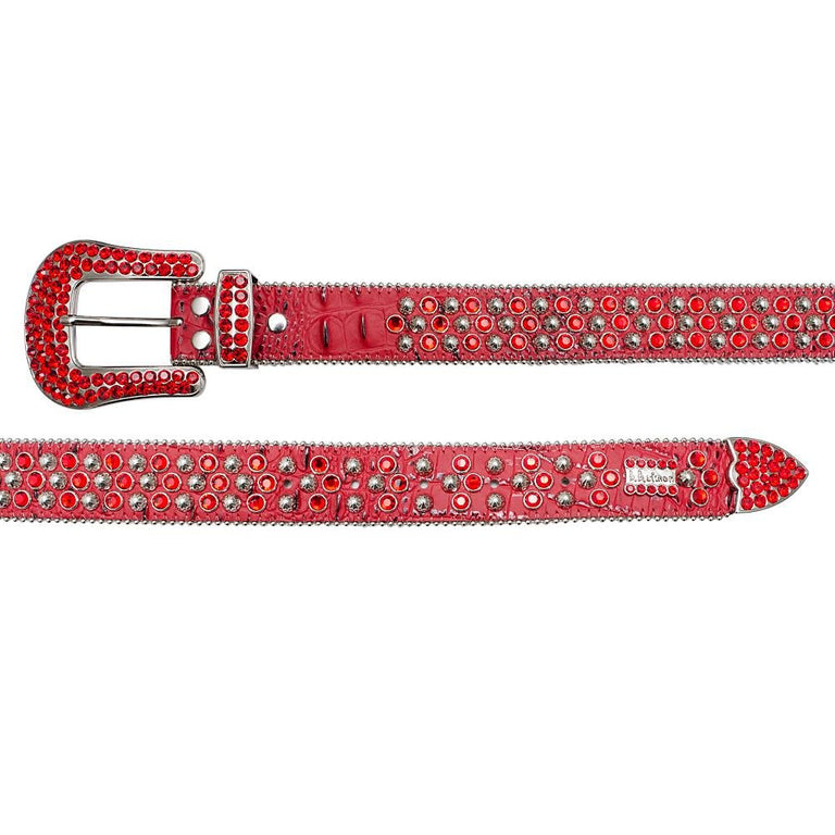 Swarovski Crystal Belt Bb Simon Belt Red Bb Simon Belts Red Triple