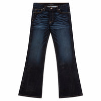 Jimmy Velvet Flare Denim | Black Knapp - Capsule NYC