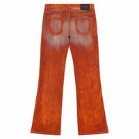 Jimmy Velvet Flare Denim | De Niro Orange - Capsule NYC