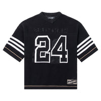 Knit 24 Football Shirt | Black - Capsule NYC