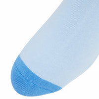 Logo Intarsia Sock | Blue - Capsule NYC