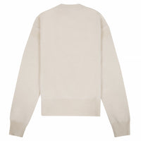 Logo Shetland Sweater | Stone White - Capsule NYC