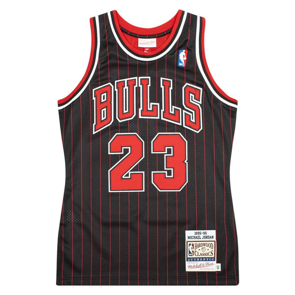 Michael Jordan 95/96 Auth Chi. Bulls Jersey | Pinstriped – Capsule NYC
