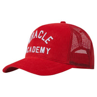 Miracle Academy Corduroy Trucker Hat | Cherry - Capsule NYC