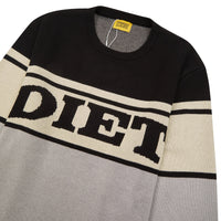 Panther Knit Sweater | Black/Grey - Capsule NYC