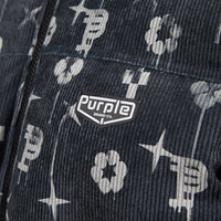 Printed Corduroy Puffer Jacket - Capsule NYC