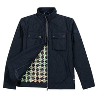 Quilted Short Jacket | Navy - Capsule NYC