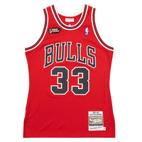 Scottie Pippen 1997 Finals Auth Chic. Bulls Jersey | Red - Capsule NYC