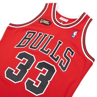 Scottie Pippen 1997 Finals Auth Chic. Bulls Jersey | Red - Capsule NYC