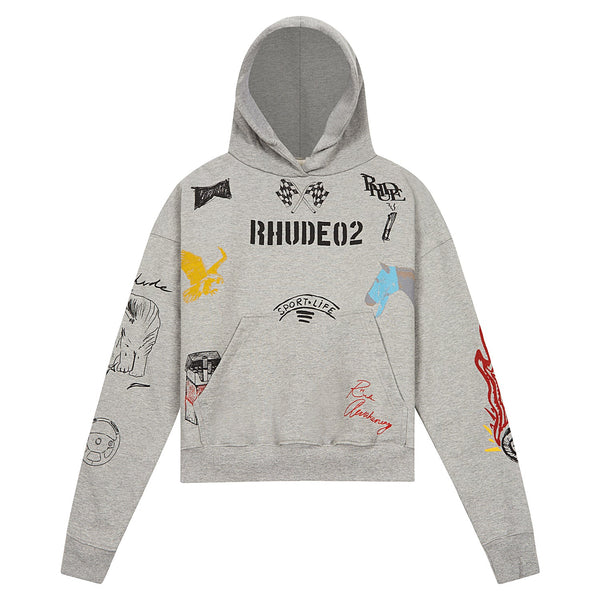 drew house scribble oversized hoodie 新品S drew house scribble boxy hoodie faded black Men's - US