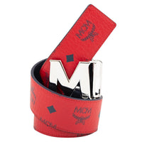 Shiny Cobalt Claus Reversible Belt | Candy Red - Capsule NYC