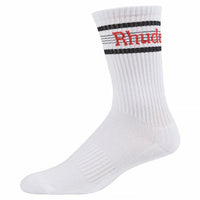Speed Striped Sock | Black/White/Red - Capsule NYC