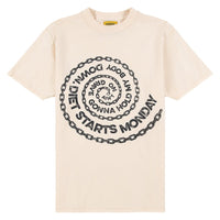 Spiral Chain Tee | Antique White - Capsule NYC