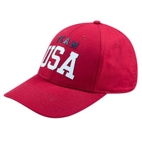 Team USA Twill Ball Cap | Red - Capsule NYC