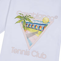 Tennis Club Icon Tee | White - Capsule NYC