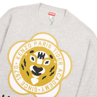 Tiger Academy Sweater | Pale Grey - Capsule NYC