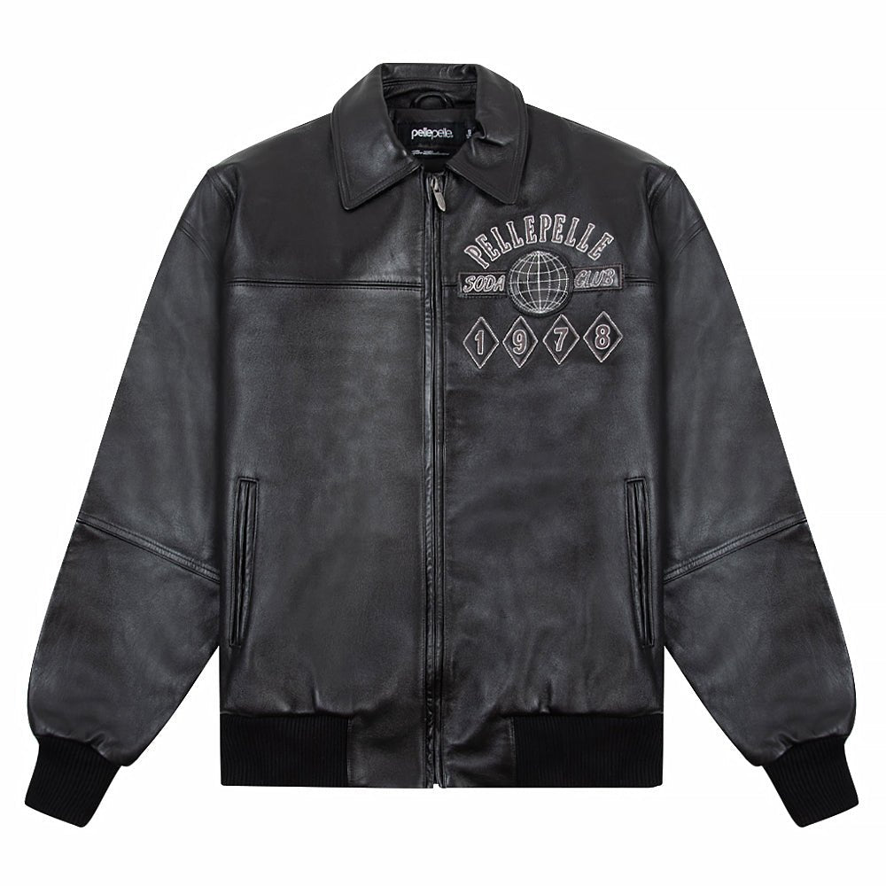 World Famous Soda Club Jacket | Black – Capsule NYC