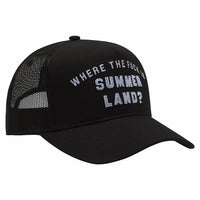 WTFS Trucker Hat | Black - Capsule NYC