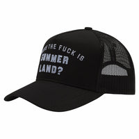 WTFS Trucker Hat | Black - Capsule NYC